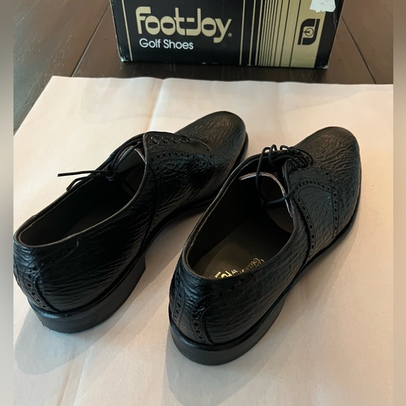 Vintage Footjoy Classics Genuine Sharkskin Oxford Shoes Size 14 - Picture 7 of 14